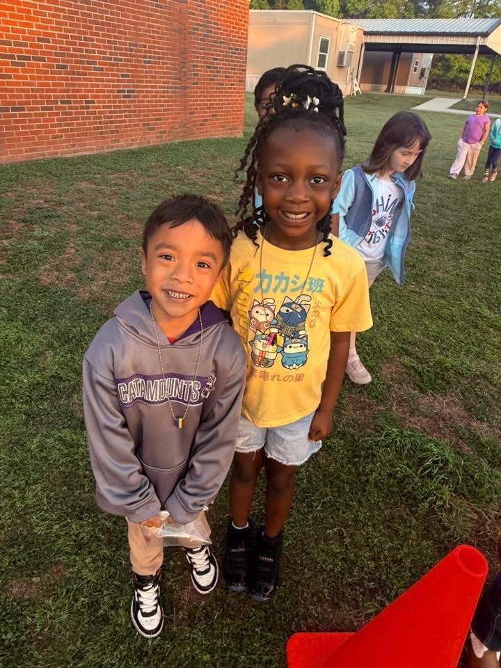 students enjoy walking and running to Track Club at MCPS!