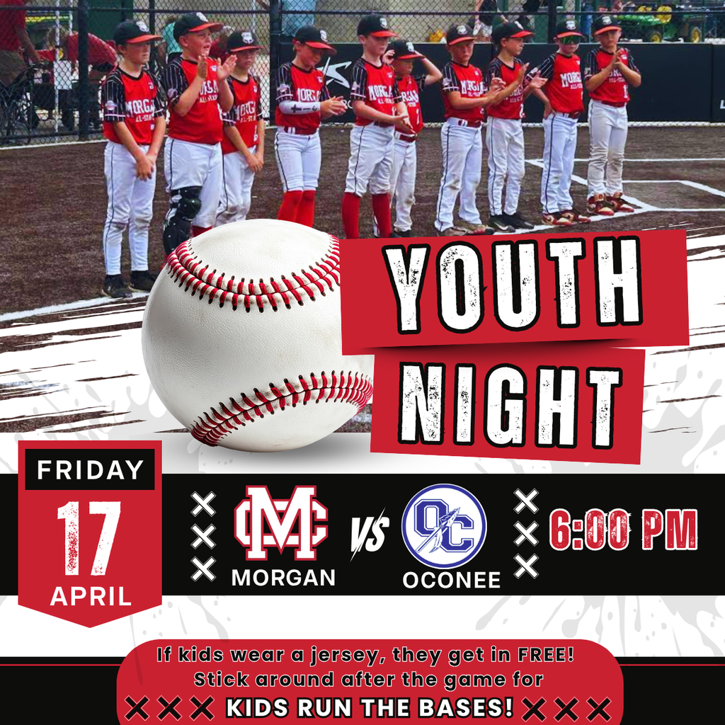 Youth Baseball night Friday night @ 6