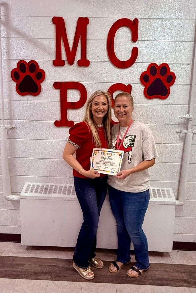 Mrs. Rhoades with Mrs. Paige Smith