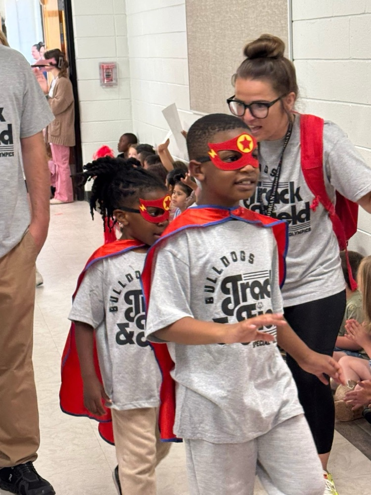 Students and staff cheered for our awesome students on their way to Special Olympics.