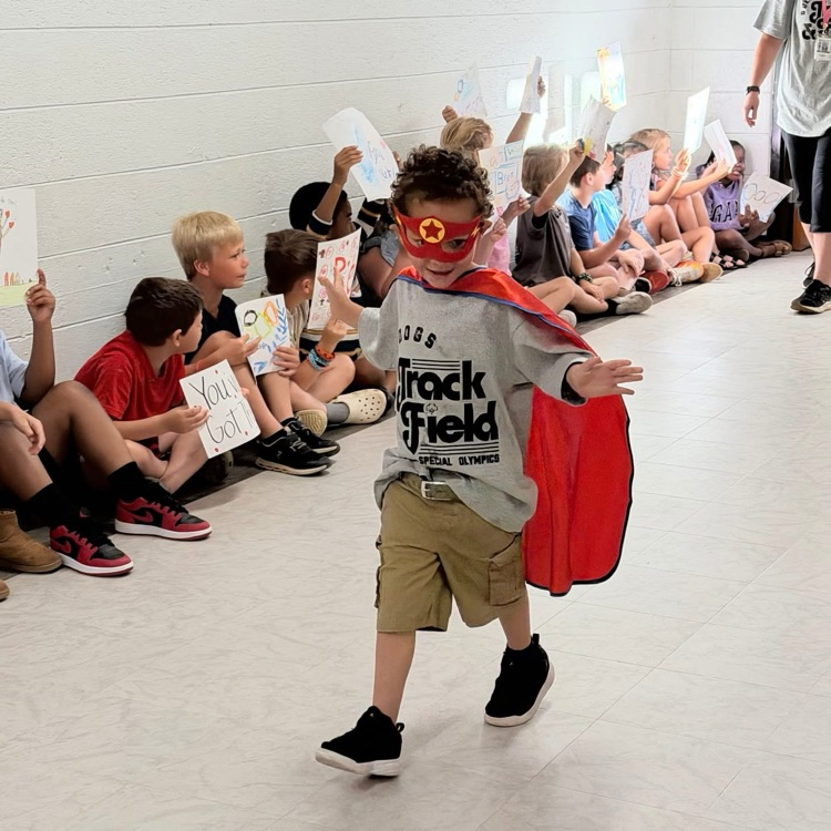 Students and staff cheered for our awesome students on their way to Special Olympics.