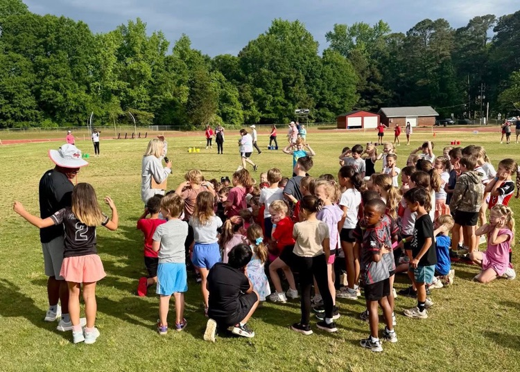 Students participate in the MCPS Track Meet.