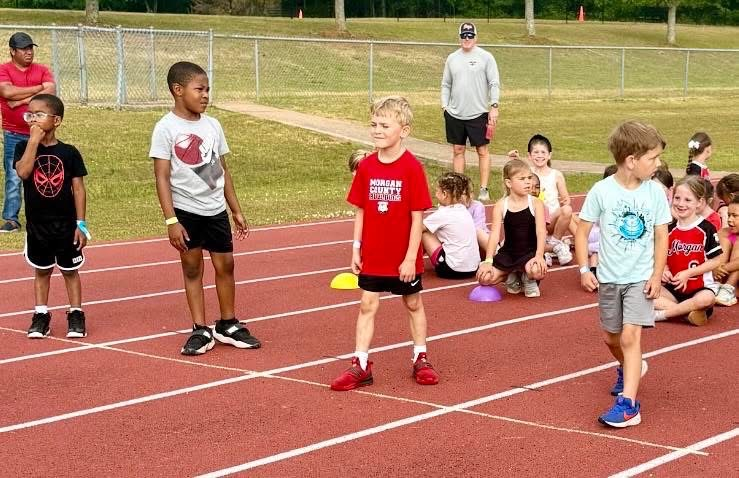 Students participate in the MCPS Track Meet.