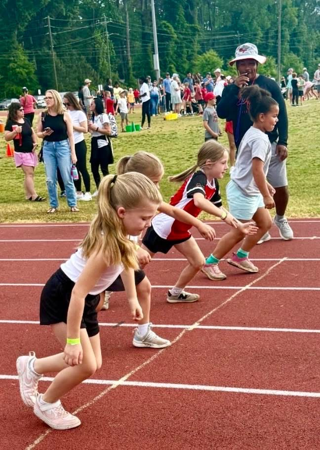 Students participate in the MCPS Track Meet.