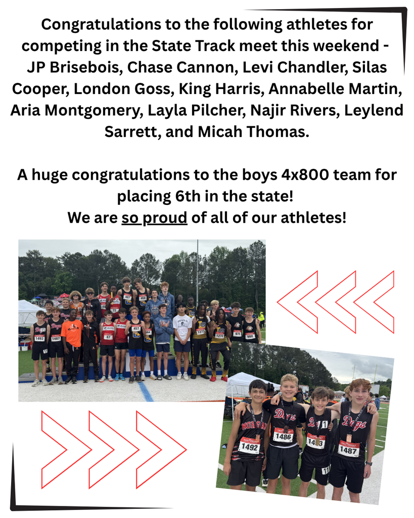 Congratulations to our track runners.