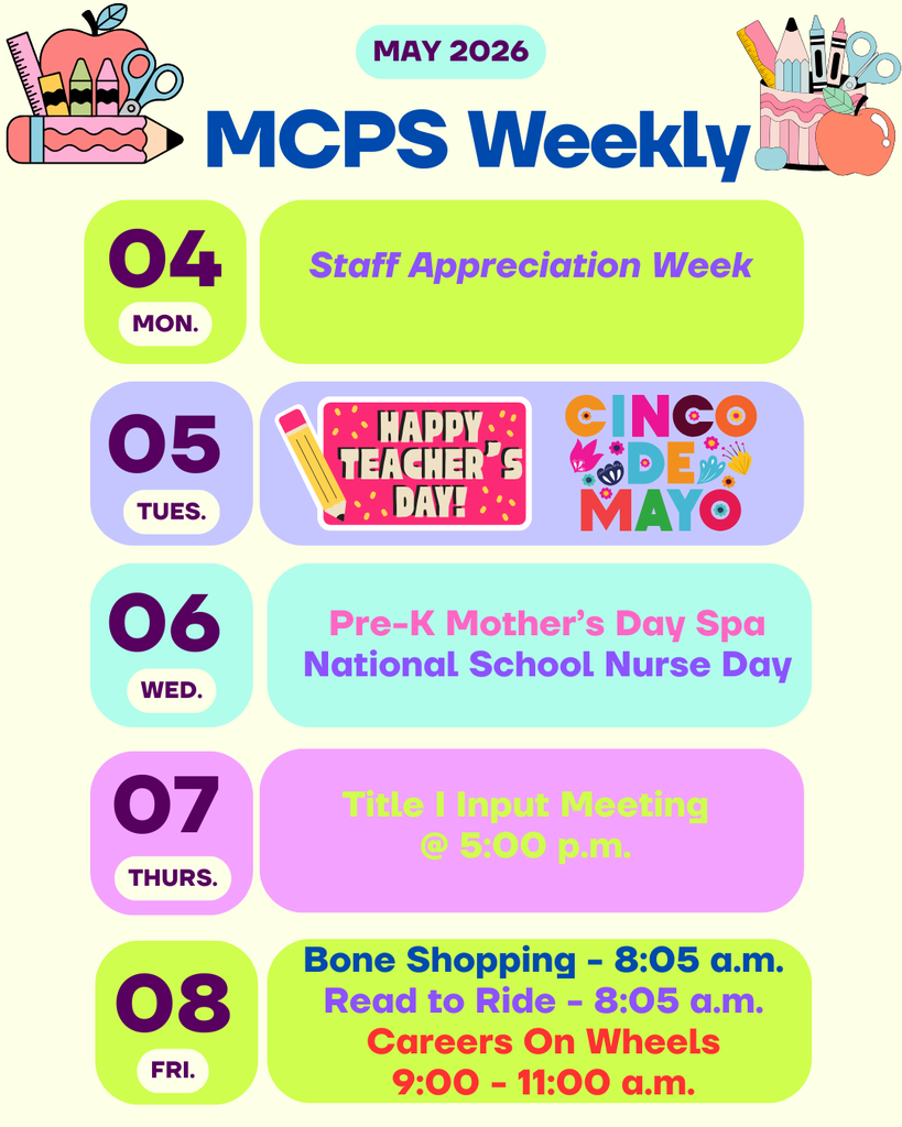 weekly information for 5.4.26