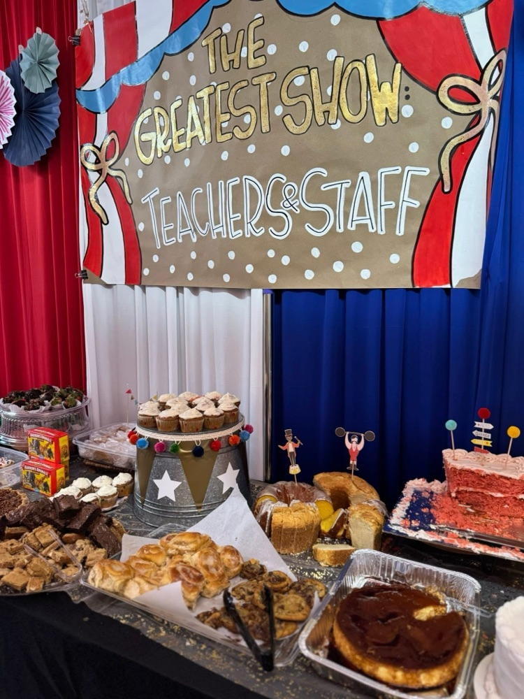 teacher appreciation week was celebrated with sweets and a hydration station  