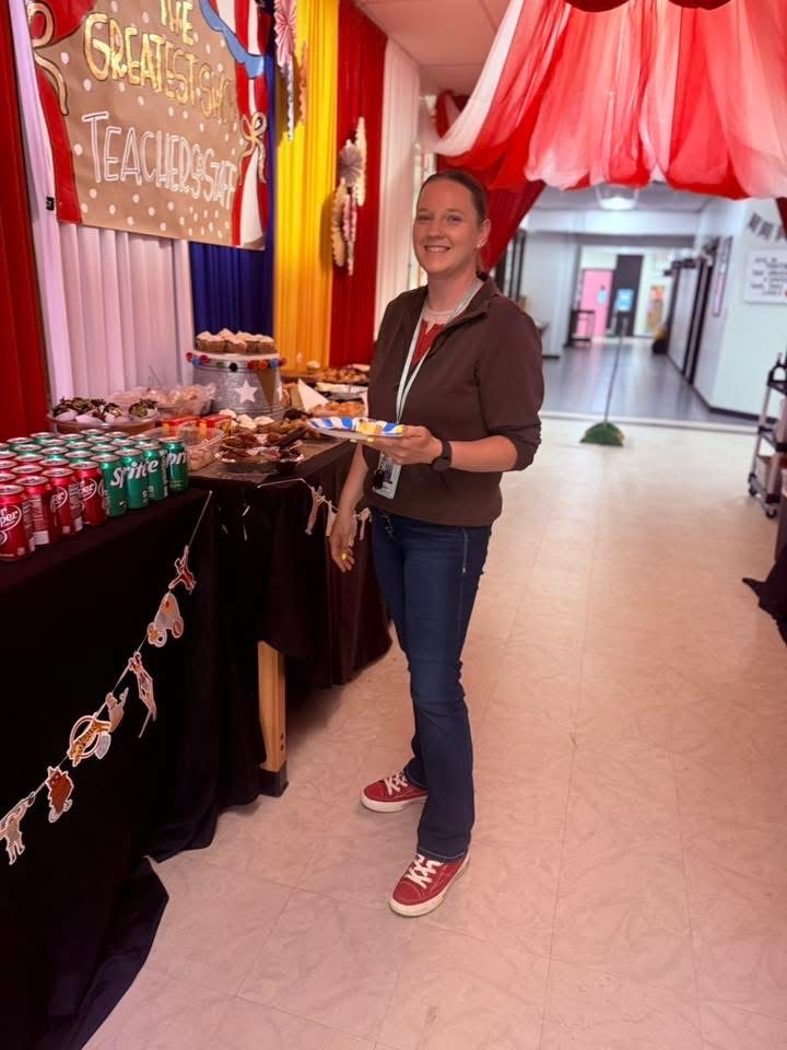 teacher appreciation week was celebrated with sweets and a hydration station. 