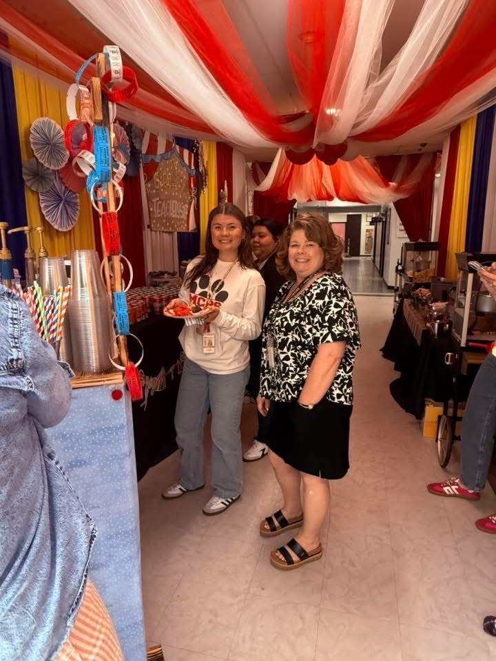 teacher appreciation week was celebrated with sweets and a hydration station. 