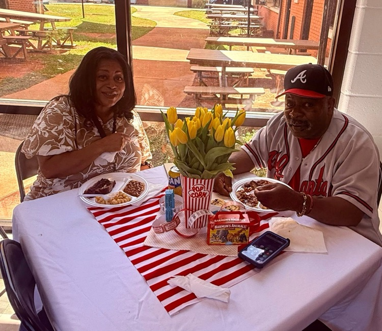 admin and PTO provided teachers with a delicious lunch for teacher appreciation week.