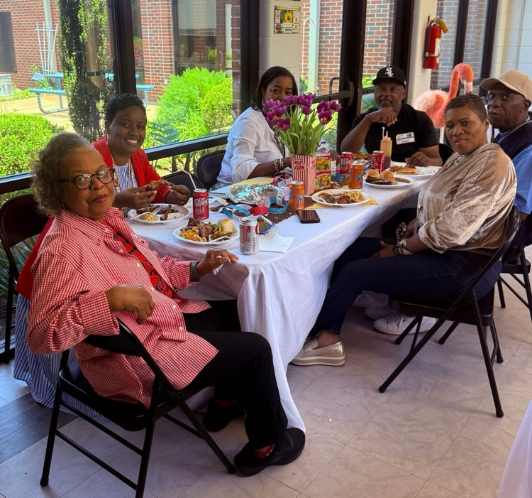 admin and PTO provided teachers with a delicious lunch for teacher appreciation week.