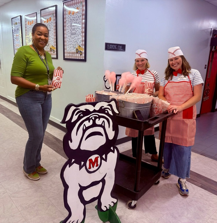 PTO provided a snack cart for teacher appreciation week.