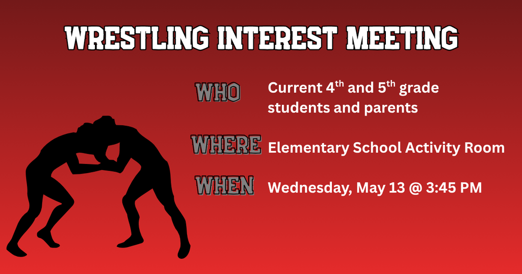 information for a wrestlinh interest meeting