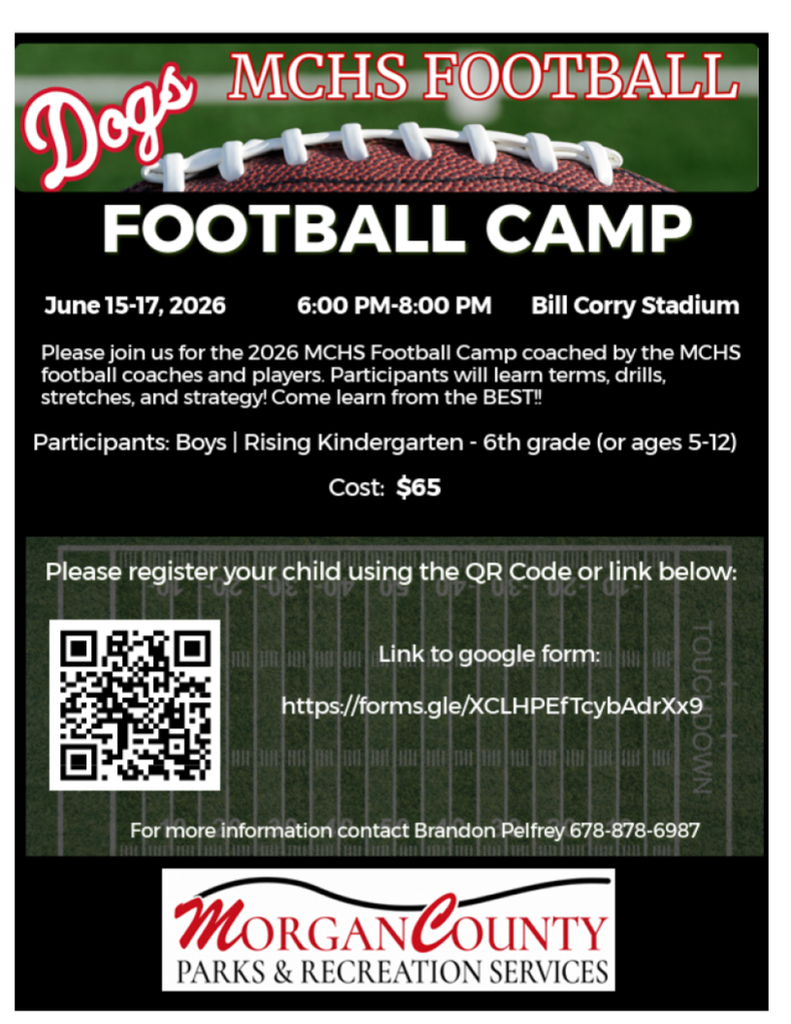 football camp flyer