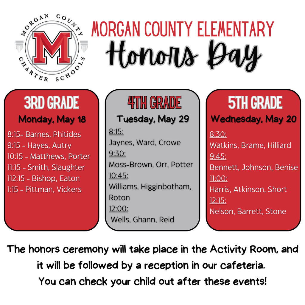 honors day schedule