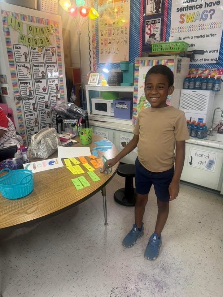 2nd grade students created items to sell at Market Day.