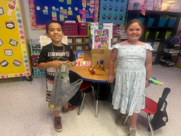 2nd grade students created items to sell at Market Day.