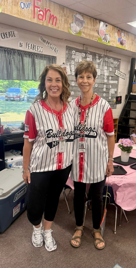Staff wore baseball jerseys to show support for the MCHS baseball team competing in the final four in playoffs. 
