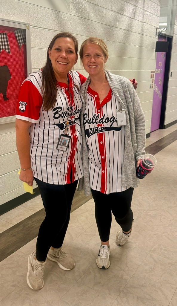 Staff wore baseball jerseys to show support for the MCHS baseball team competing in the final four in playoffs. 