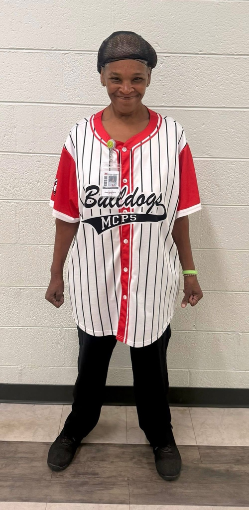 Staff wore baseball jerseys to show support for the MCHS baseball team competing in the final four in playoffs. 