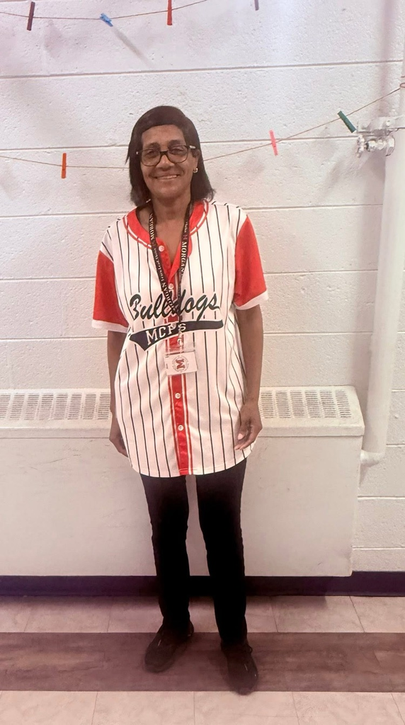 Staff wore baseball jerseys to show support for the MCHS baseball team competing in the final four in playoffs. 