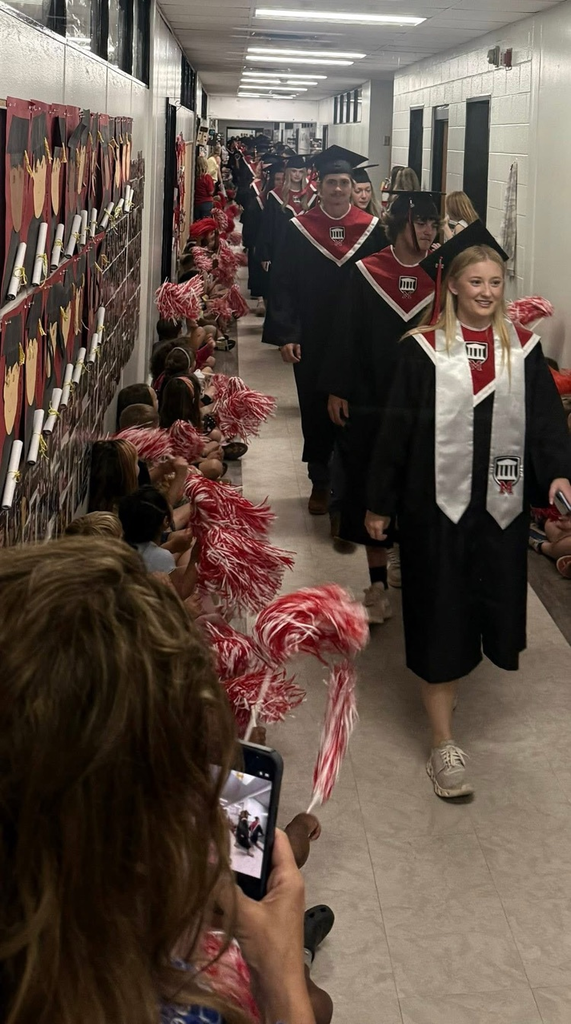 MCHS Seniors walk the halls of MCPS one last time. 