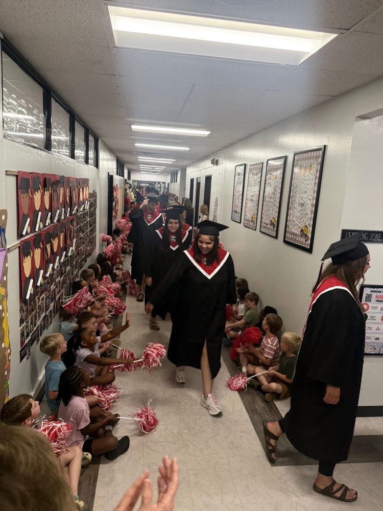 MCHS Seniors walk the halls of MCPS one last time. 