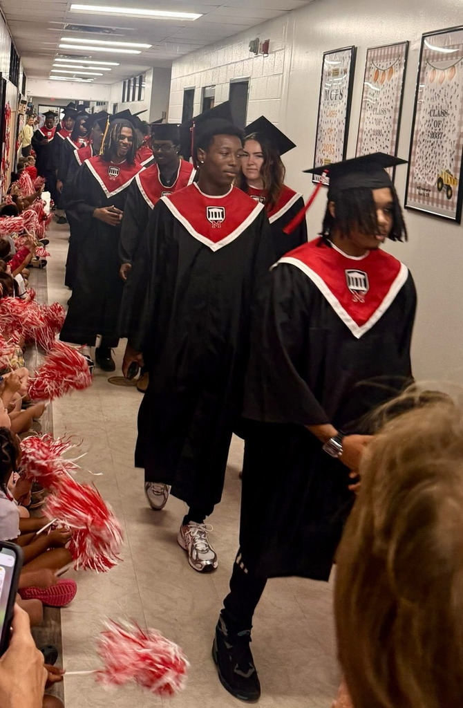 MCHS Seniors walk the halls of MCPS one last time. 