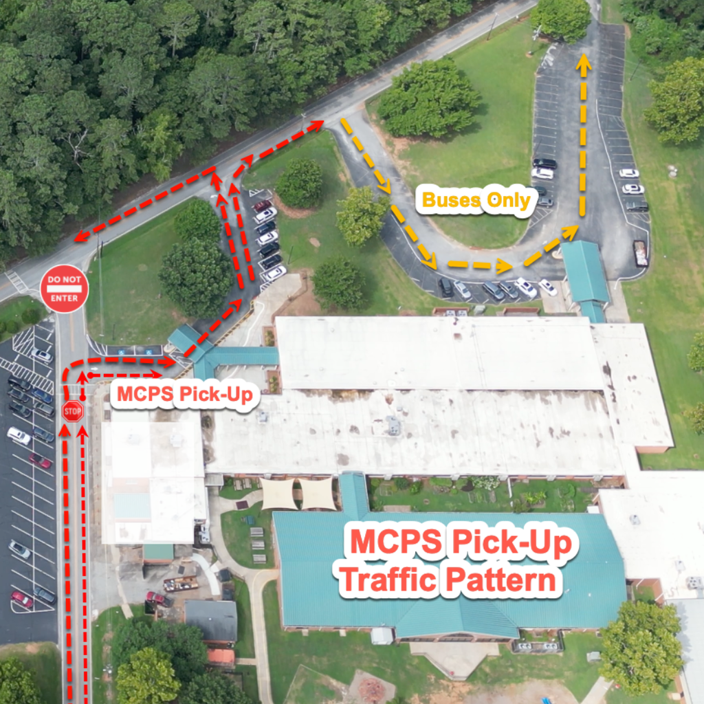 MCPS Pick Up Traffic