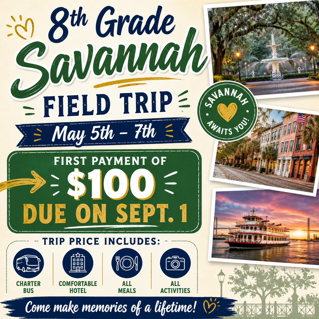8th grade Savannah Trip