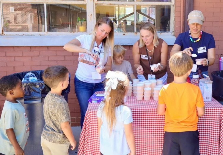 ice cream party for fun run