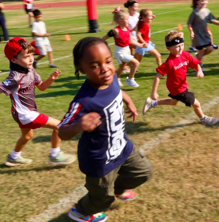 Teachers and students participated in the Fun Run.