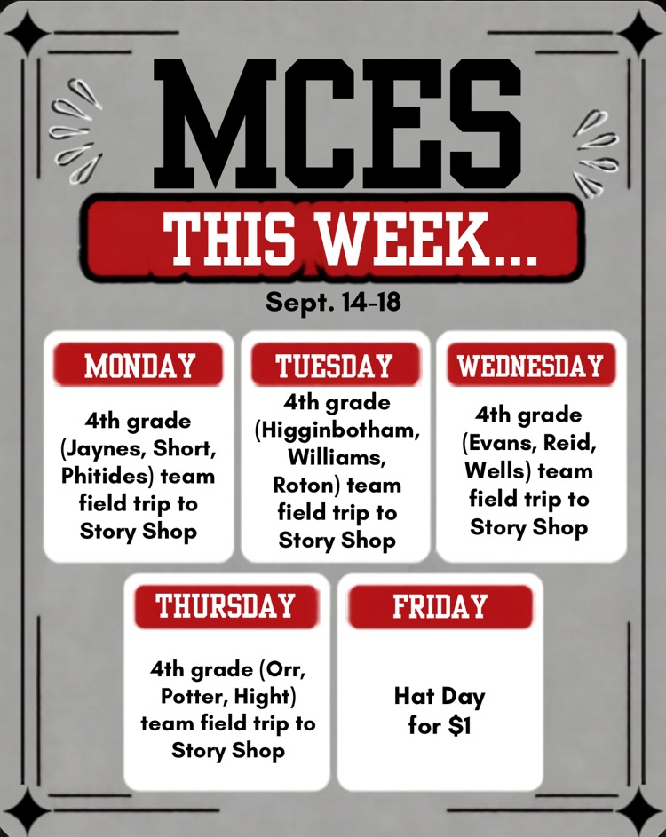 It’s going to be a great week at MCES!