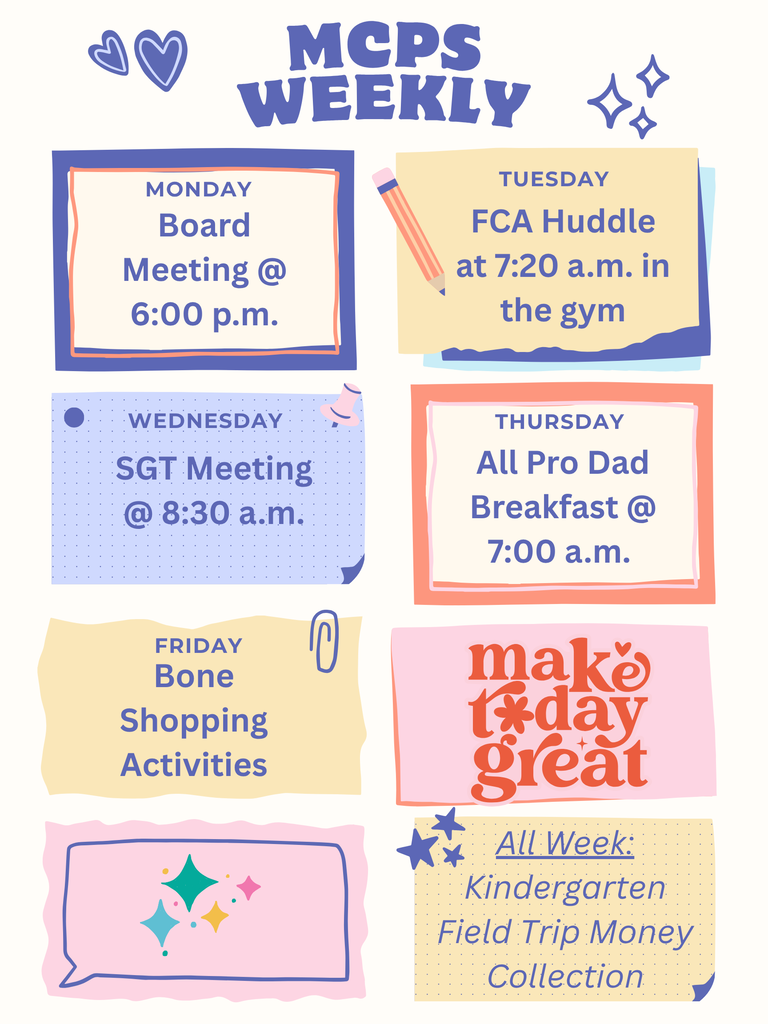 weekly info