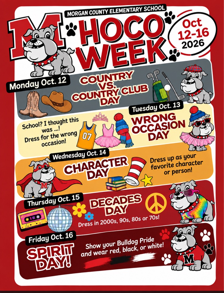 MCES Homecoming Dress Up Days!