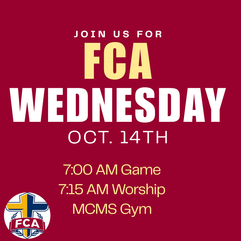FCA Wednesday at MCMS