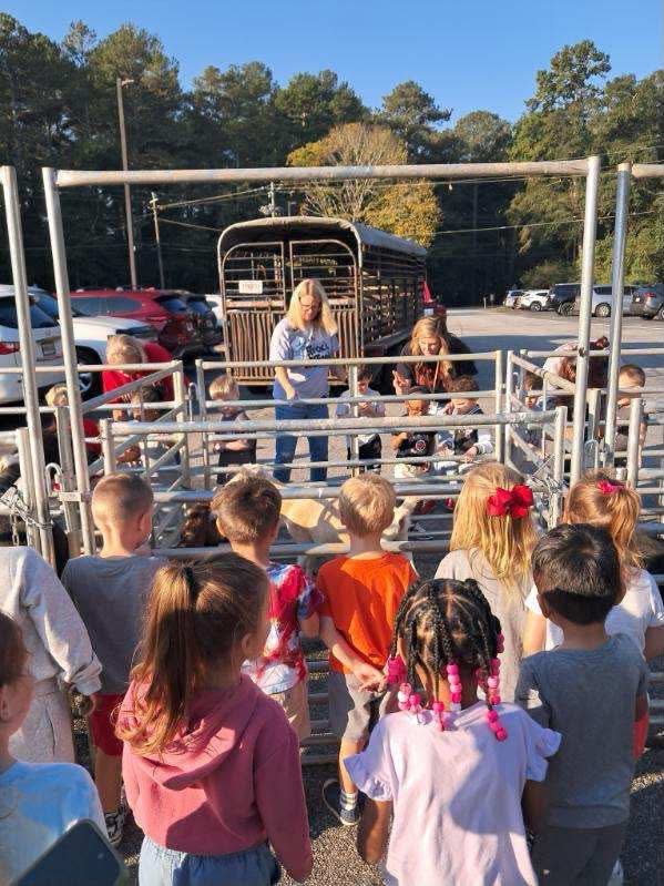 Pre-K students enjoyed Farm Day at MCPS.