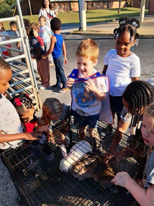 Pre-K students enjoyed Farm Day at MCPS.