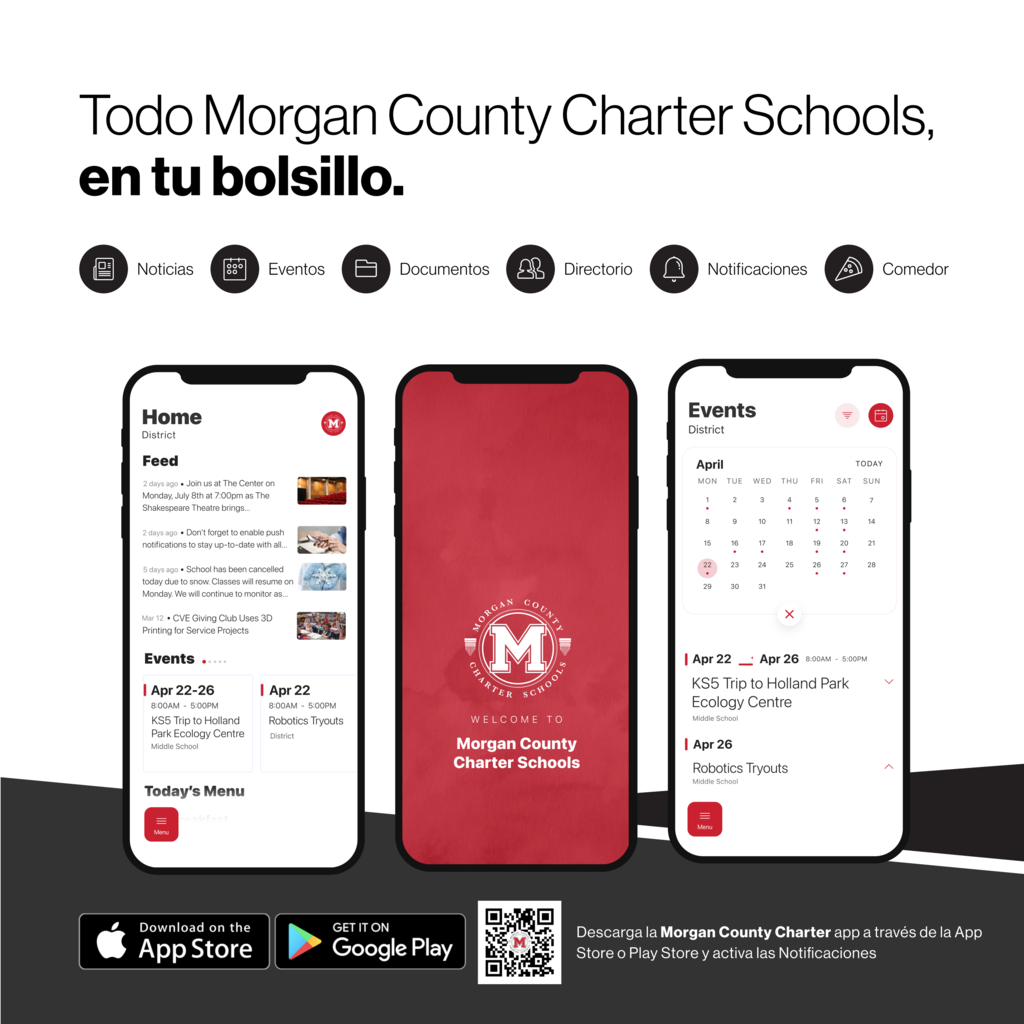 Todo Morgan County Charter Schools, en tu bolsillo.