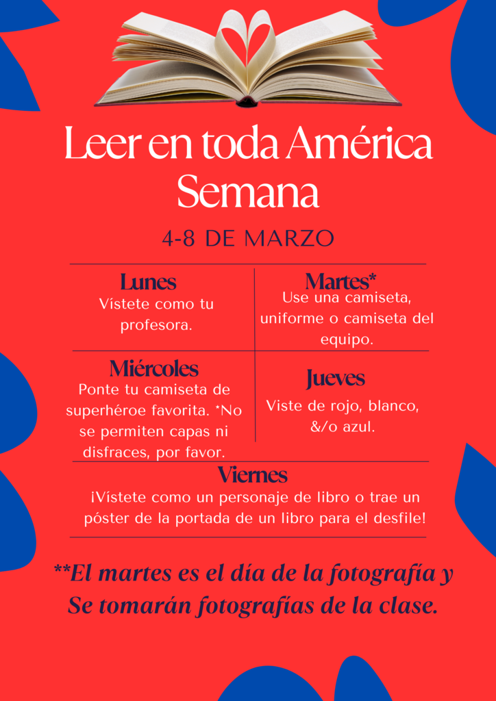 Spanish Read Across America Dress Up Days