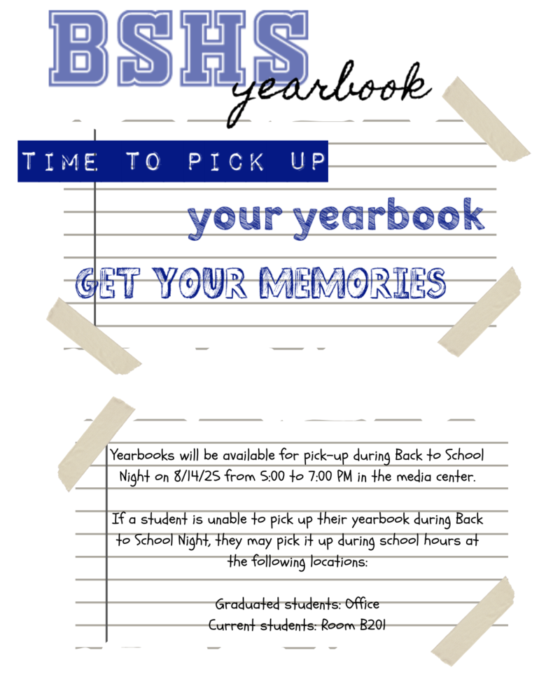 Yearbook pick up