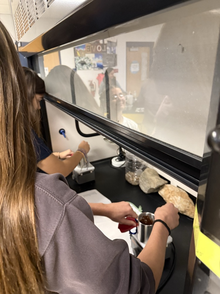Students making fudge.