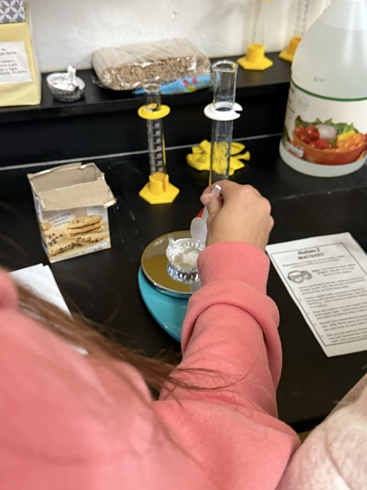 Measuring with a digital scale