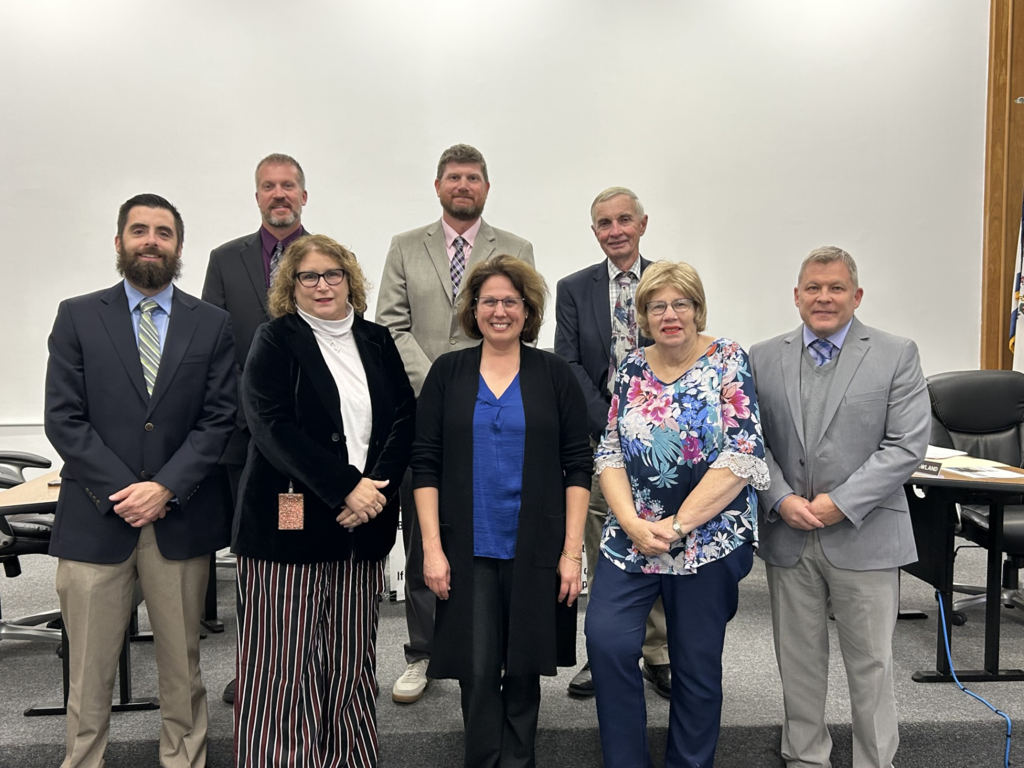 Board members honoring counselors.