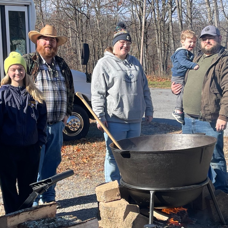 Kyarria Courtney with our own Mr. Giles (called Pastor Joey at Berkeley Baptist), Mrs. Giles, Joe Outland and little Connor!