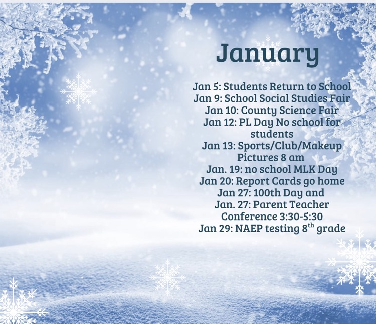 January dates