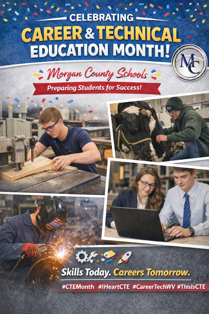 Students in CTE programs: woodworking, welding, agriculture, and business.