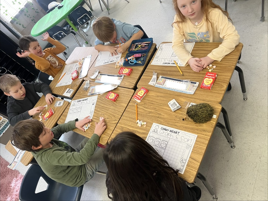 students working together on a worksheet