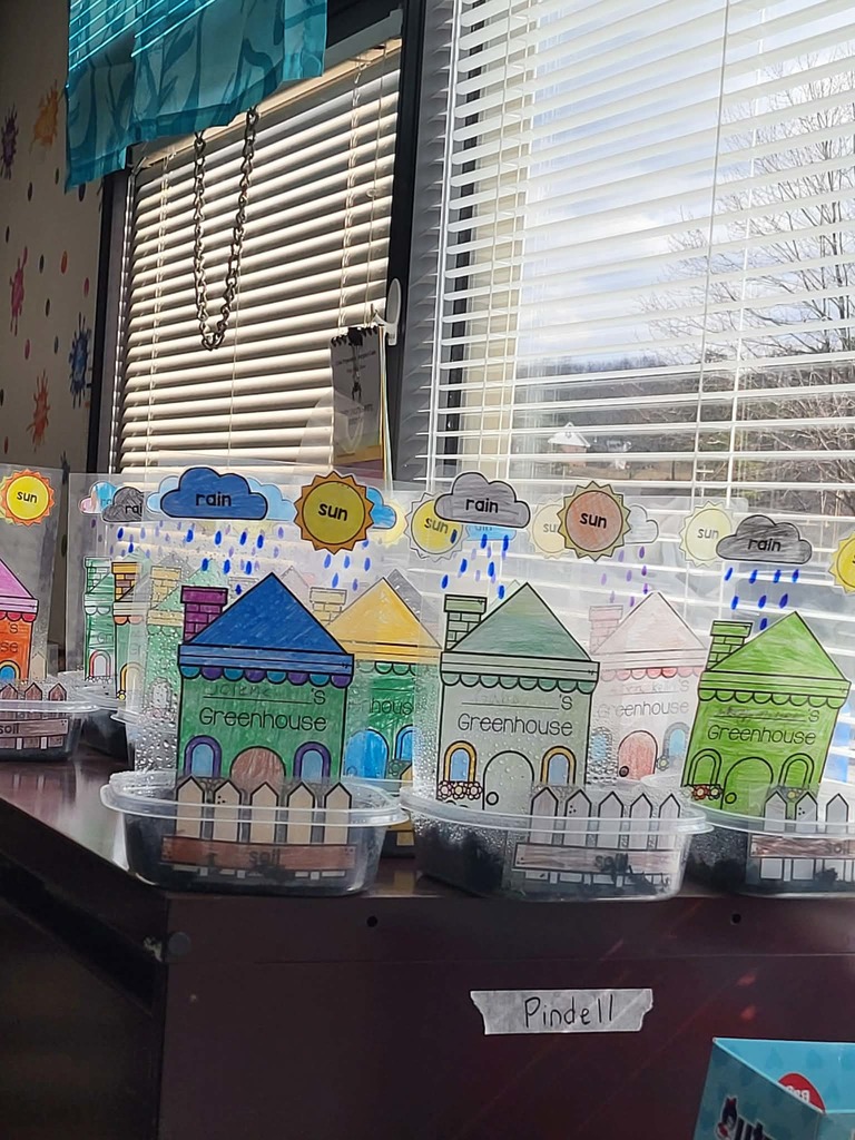 model homes and gardens to represent water cycle