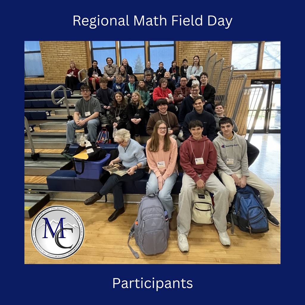 Group of MCS students that participated in Regional Math Field Day.